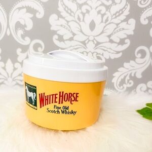 4/$25 •  Vintage‎ White Horse Fine Old Scotch Whiskey Ice Bucket